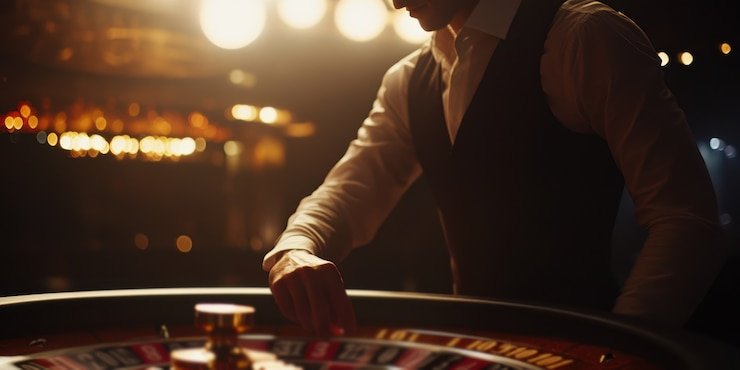 hoby69 Quickspin live-dealer studio with professional croupiers and HD camera setup
